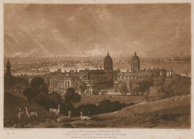 Londra da Greenwich da Joseph Mallord William Turner
