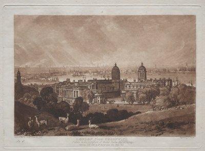 Londra da Greenwich da Joseph Mallord William Turner