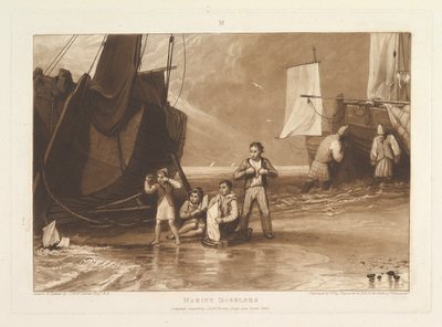 Dilettanti Marini Liber Studiorum, parte VI, tavola 29, giugno 1811 da Joseph Mallord William Turner