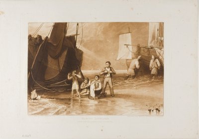 Dilettanti marini, tavola 29 da Liber Studiorum da Joseph Mallord William Turner