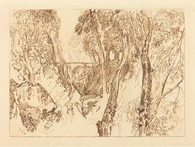 Mulino vicino alla Grande Certosa da Joseph Mallord William Turner