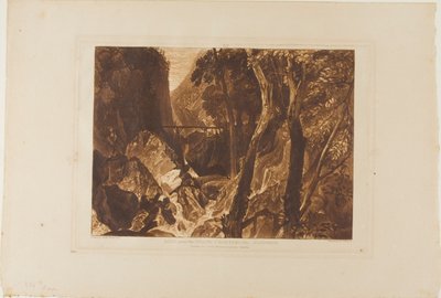 Mulino vicino alla Grande Certosa, tavola 54 da Liber Studiorum da Joseph Mallord William Turner