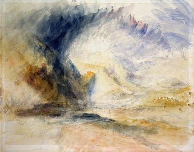 Monte San Gottardo da Joseph Mallord William Turner