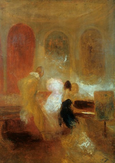 Festa musicale, Castello di East Cowes, c1835 da Joseph Mallord William Turner
