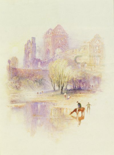 New Abbey, vicino a Dumfries da Joseph Mallord William Turner
