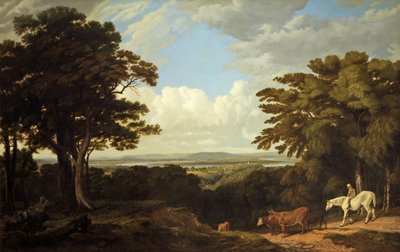 Newnham-on-Severn, Gloucestershire, da Dean Hill da Joseph Mallord William Turner