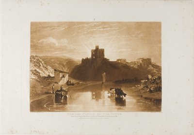 Castello di Norham, tavola 57 da Liber Studiorum da Joseph Mallord William Turner