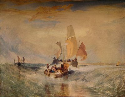Ora per il pittore Rope passeggeri che salgono a bordo, 1827, 1938 da Joseph Mallord William Turner