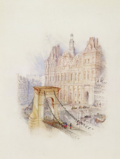 Parigi: Hotel de Ville da Joseph Mallord William Turner