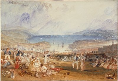 Plymouth, Devonshire ... (acquerello su carta) da Joseph Mallord William Turner