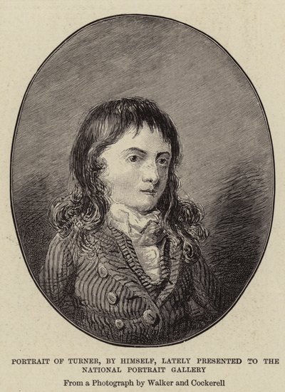 Ritratto di Turner, di se stesso, recentemente presentato alla National Portrait Gallery da Joseph Mallord William Turner