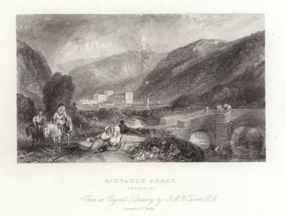 Abbazia di Rievaulx nello Yorkshire da Joseph Mallord William Turner