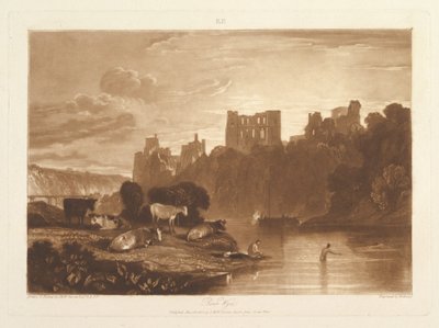 Fiume Wye Liber Studiorum, parte X, piatto 48 da Joseph Mallord William Turner
