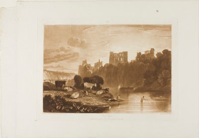 Fiume Wye, tavola 48 da Liber Studiorum da Joseph Mallord William Turner