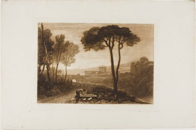 Scena nella Campagna, tavola 38 da Liber Studiorum da Joseph Mallord William Turner