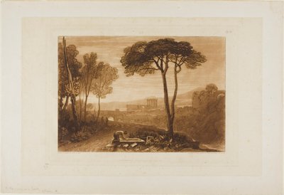 Scena nella Campagna, tavola 38 da Liber Studiorum da Joseph Mallord William Turner