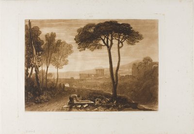 Scena nella Campagna, tavola 38 da Liber Studiorum da Joseph Mallord William Turner