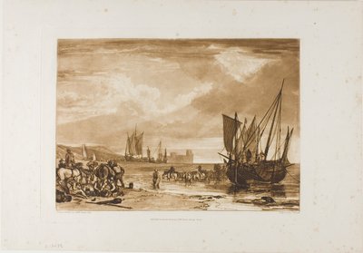 Scena sulla costa francese, tavola 4 da Liber Studiorum da Joseph Mallord William Turner