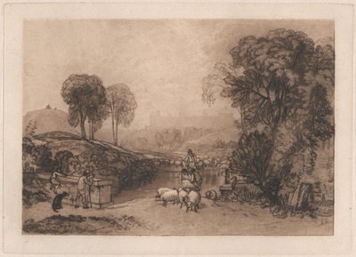 Lavaggio delle pecore, Windsor da Joseph Mallord William Turner