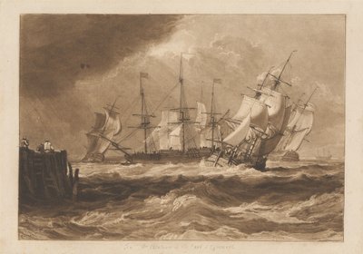 Navi in una brezza da Joseph Mallord William Turner