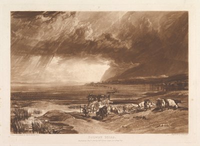 Solway Moss Liber Studiorum, parte XI, tavola 52 da Joseph Mallord William Turner