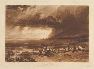 Solway Moss Liber Studiorum, parte XI, tavola 52, 1 gennaio 1816 da Joseph Mallord William Turner