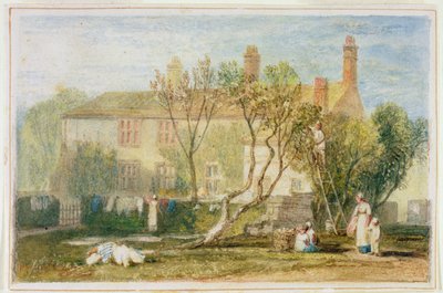 Steeton Manor House, vicino a Farnley, c.1815-18 da Joseph Mallord William Turner