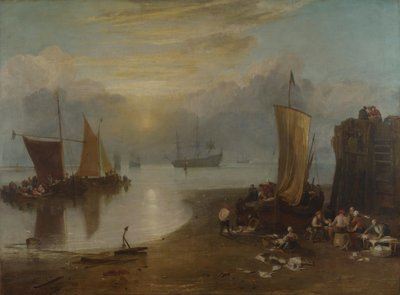 Sole che sorge attraverso il vapore da Joseph Mallord William Turner