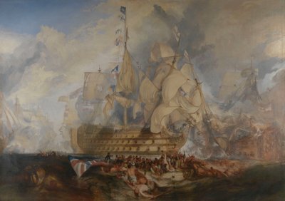 La battaglia di Trafalgar, 21 ottobre 1805 da Joseph Mallord William Turner