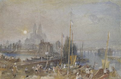 Il canale della Loira e Cher, vicino a Tours, c. 1830 da Joseph Mallord William Turner