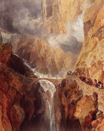 Il ponte del diavolo da Joseph Mallord William Turner