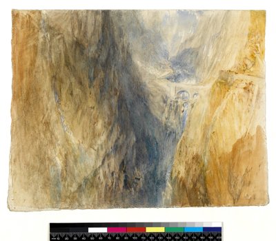 Il Ponte del Diavolo, San Gottardo da Joseph Mallord William Turner