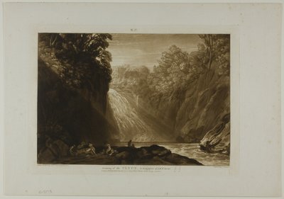 La caduta del Clyde, tavola 18 da Liber Studiorum da Joseph Mallord William Turner