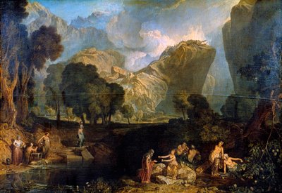 La Dea della Discordia che sceglie la mela della contesa nel Giardino delle Esperidi, 1806 da Joseph Mallord William Turner