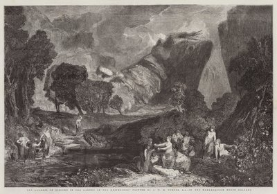 La dea della discordia nel giardino delle Esperidi, nella Marlborough House Gallery da Joseph Mallord William Turner