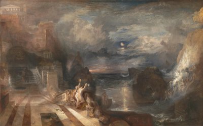 La separazione di Ero e Leandro da Joseph Mallord William Turner