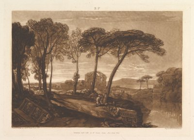 Il Tempio di Minerva Medica Liber Studiorum, parte V, tavola 23, 1 gennaio 1811 da Joseph Mallord William Turner