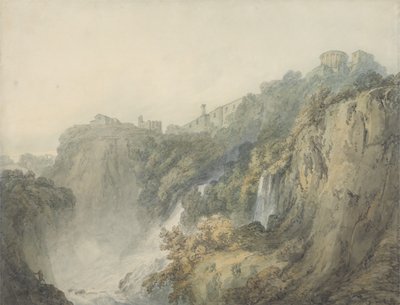 Tivoli con il Tempio della Sibilla e le cascate da Joseph Mallord William Turner
