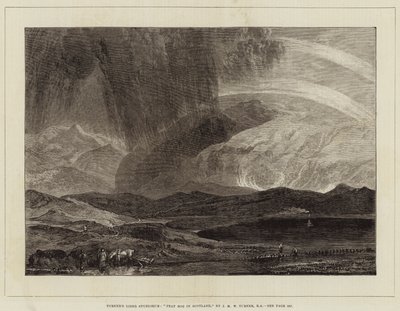 Liber Studiorum di Turner, Torbiera in Scozia da Joseph Mallord William Turner