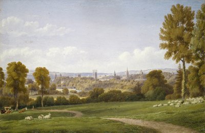 Veduta di Oxford da Headington da Joseph Mallord William Turner