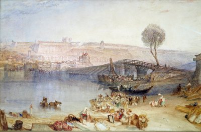 Veduta del sito e del castello di Saint Germain en Laye da Joseph Mallord William Turner