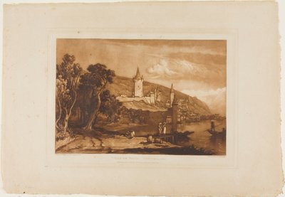 Città di Thun, tavola 59 da Liber Studiorum da Joseph Mallord William Turner