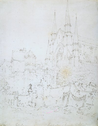 Finestra ovest, Cattedrale di Worcester da Joseph Mallord William Turner