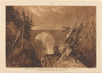Ponte del Diavolo da Joseph Mallord William Turner and Charles Turner