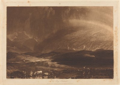 Torbiere, Scozia da Joseph Mallord William Turner and George Clint
