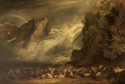 Cascate del Reno a Sciaffusa da after Joseph Mallord William Turner