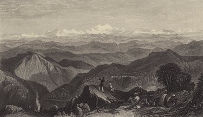 Catena Montuosa Nevosa, da Tyne o Marma da after Joseph Mallord William Turner