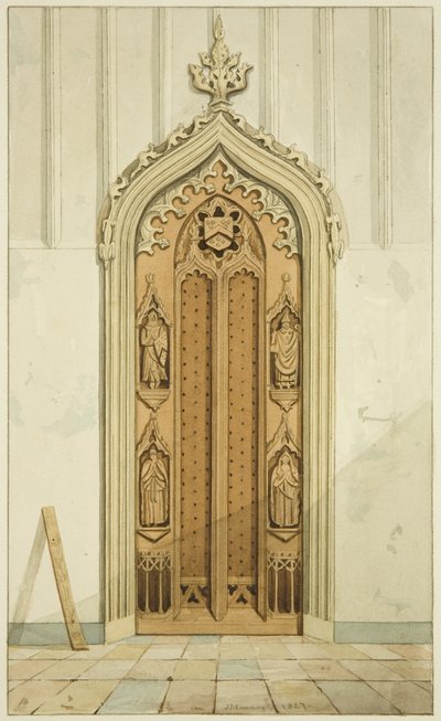 Porte fatte da Clarke, su ciascun lato dell