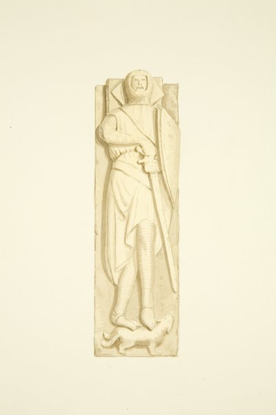Effigie di Robert de Berkeley in St Mary Redcliffe da Joseph Manning
