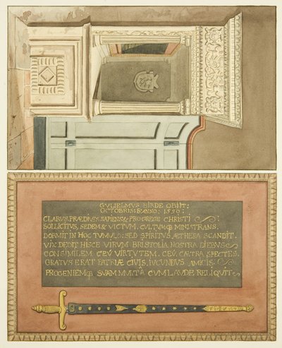 Fine del Monumento di William Bird in St Mark